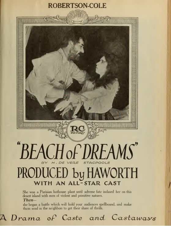 Beach of Dreams review in Film Daily, 1921