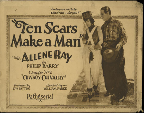Ten Scars Make A Man (1924) film still