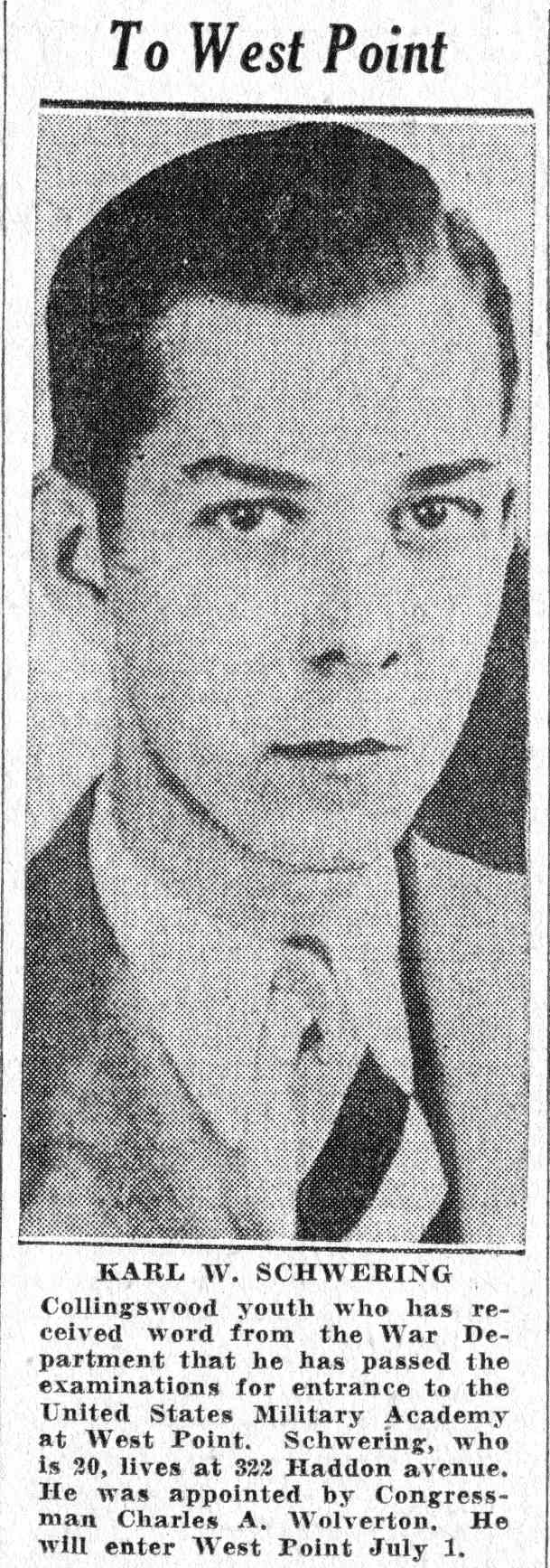 Camden Courier-Post, June 10, 1932 – Charles A. Wolverton