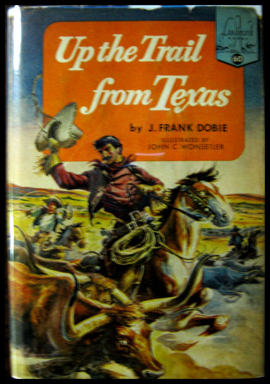 Up the Trail from Texas — book cover, 1955