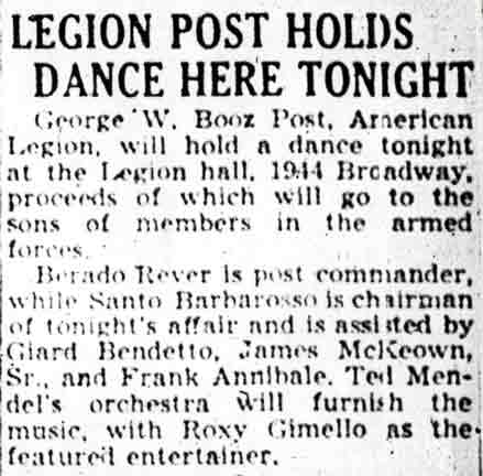 Camden Courier-Post, April 22, 1948 — Legion Post Holds Dance Here Tonight