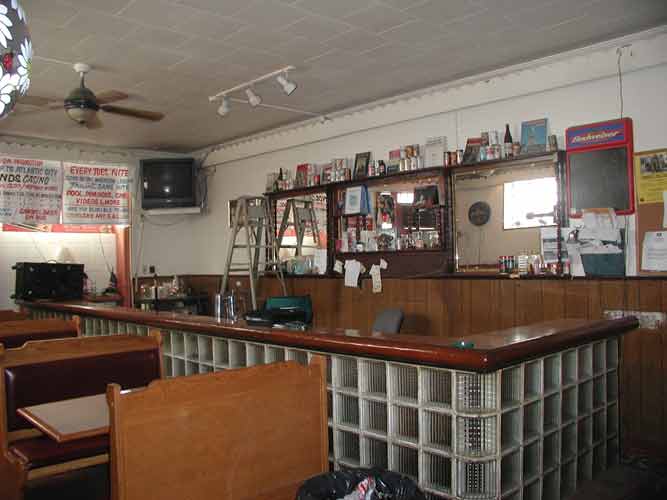 Old bar at Memorial Post 274