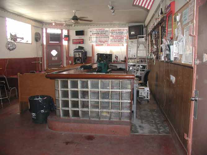 Old bar at Memorial Post 274