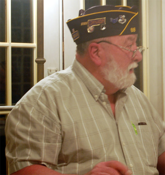 Adjutant Bob Disch, Post 68, March 12, 2008