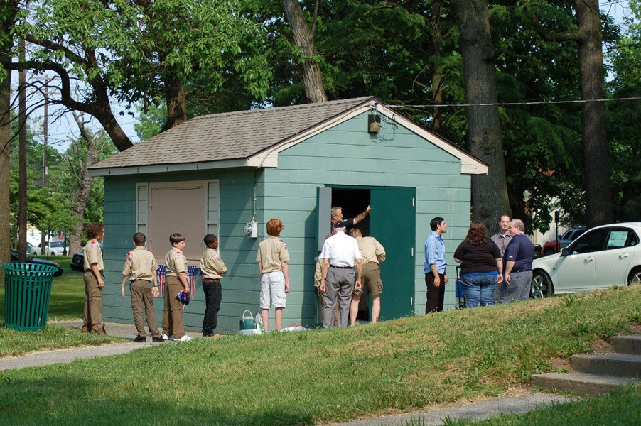 Memorial Day ceremony at Wellwood Memorial Park, Merchantville NJ, May 25, 2009