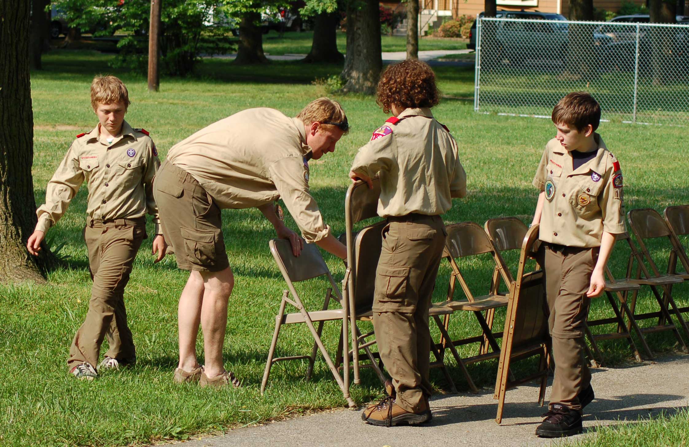 Memorial Day ceremony at Wellwood Memorial Park