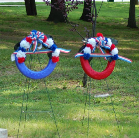 Memorial Day ceremony at Wellwood Memorial Park