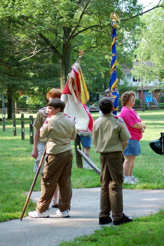 Memorial Day ceremony at Wellwood Memorial Park