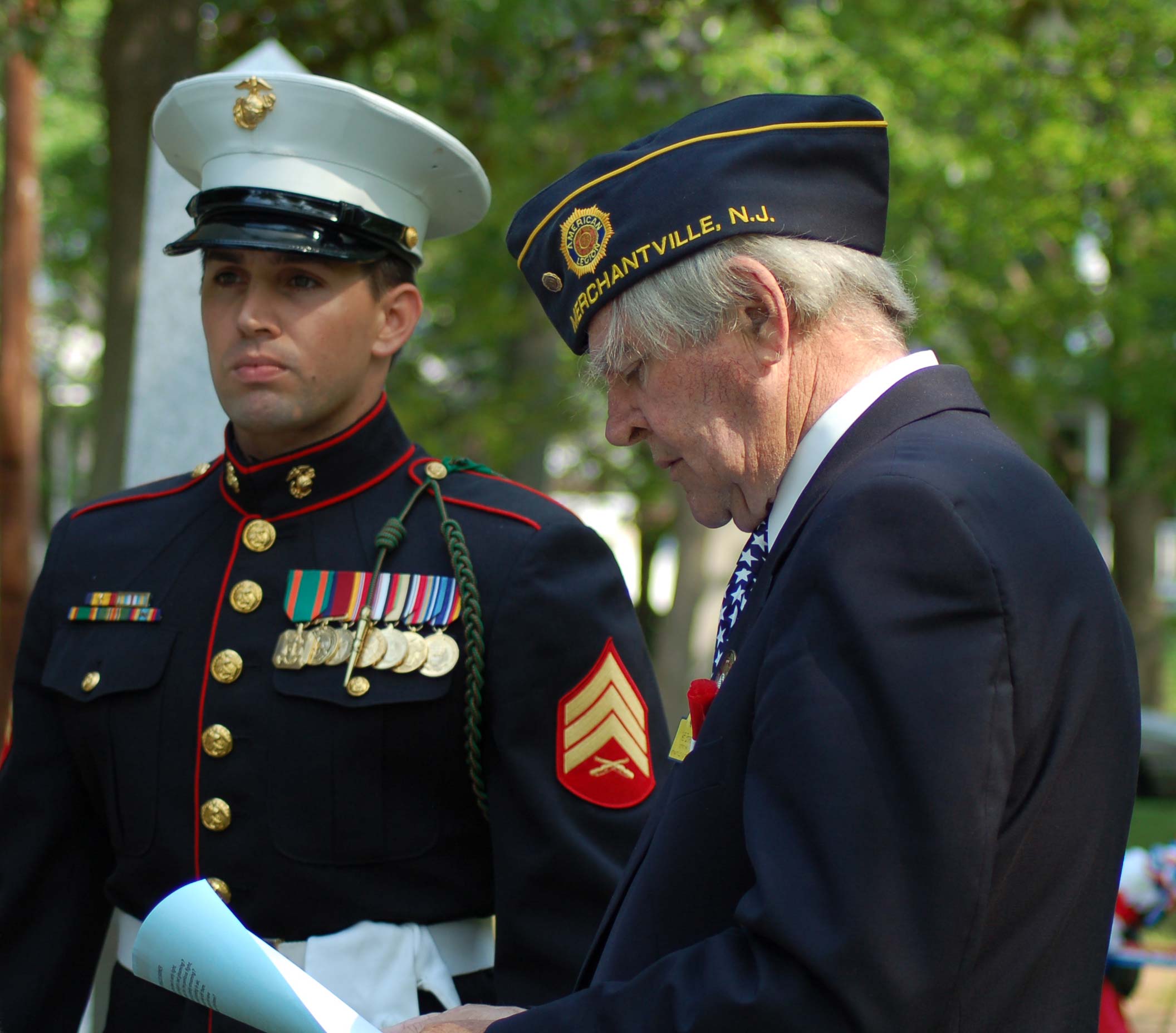Memorial Day ceremony at Wellwood Memorial Park