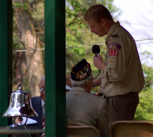Memorial Day ceremony at Wellwood Memorial Park