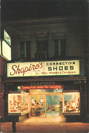 Shapiro's Corrective Shoes, 219 Broadway