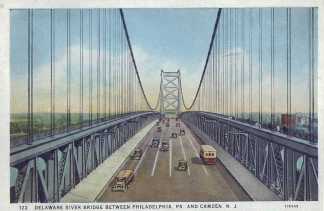 The Delaware River Bridge, pre-WWII