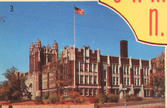 Camden High School, as seen from Park Boulevard, east of Baird Boulevard