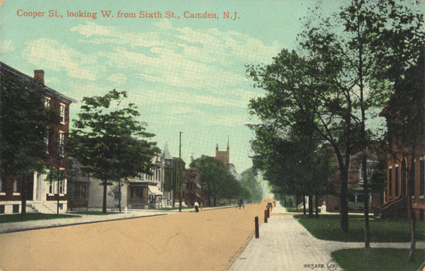600 Block of Cooper Street looking west, about 1907