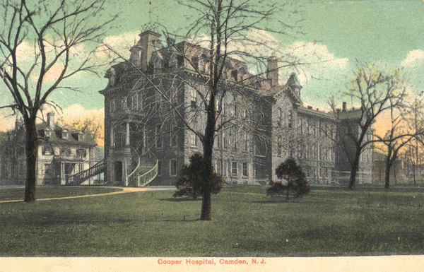 Cooper Hospital postcard