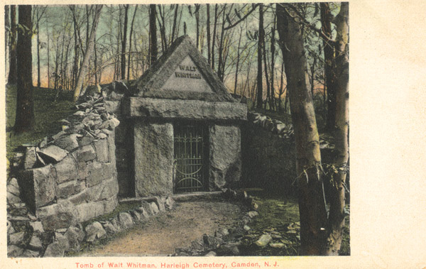 Tomb of Walt Whitman, Harleigh Cemetery, Camden NJ