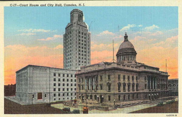 Camden City Hall and County Court House, 1930s