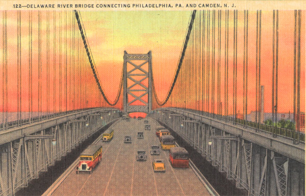 The Delaware River Bridge, pre-WWII