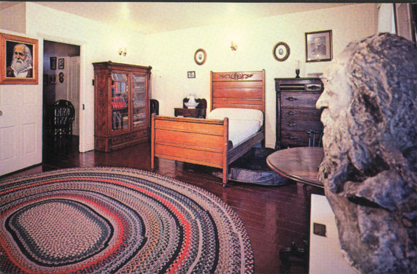 Walt Whitman's House, Camden NJ — postcard