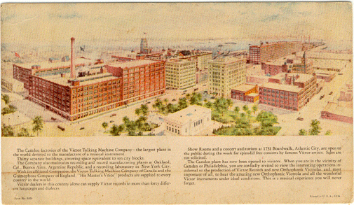 The Camden factories of the Victor Talking Machine Company