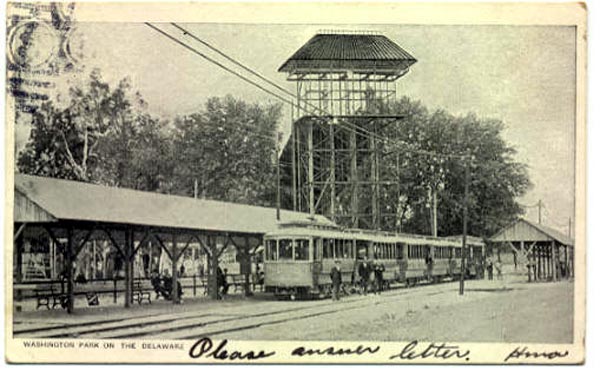 Trolley Cars at Washington Park