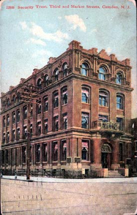 Security Trust Company building, postcard