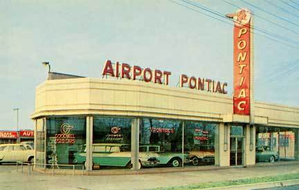 Airport Motors Pontiac, circa 1956