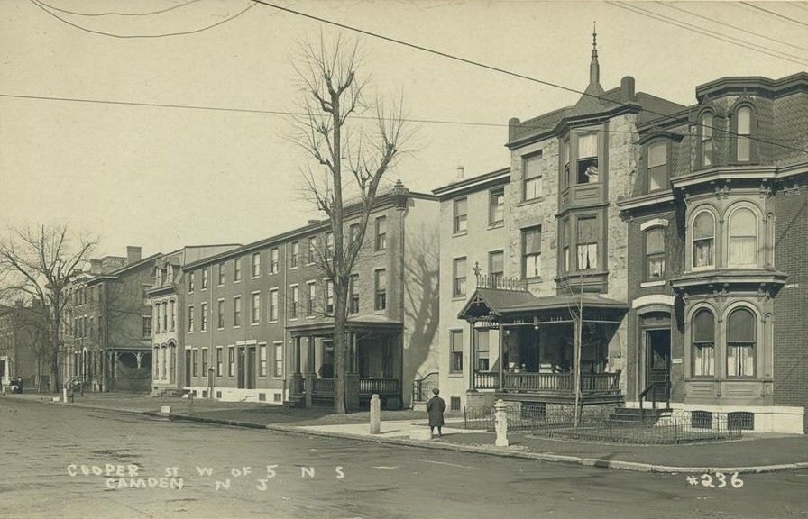 Cooper Street, looking west from 5th Street, 1916