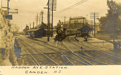 Third Regiment Armory seen from the west, along the railroad tracks