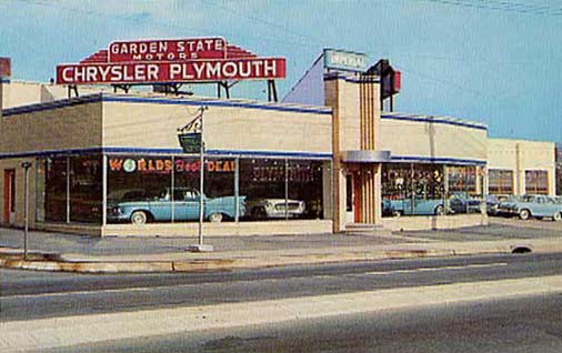 Garden State Motors, later Lenihan Chrysler-Plymouth, then Dunphy Chrysler-Plymouth, closed 2003