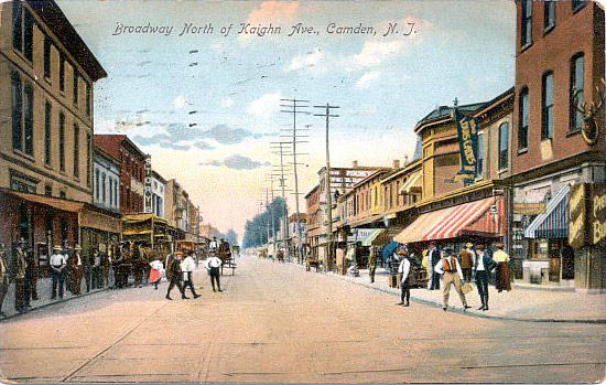 Broadway looking North from Kaighn Avenue, circa 1900