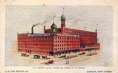 J. B. Van Sciver Furniture Factory and Store, around 1907