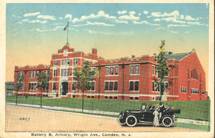 Battery B Armory on Wright Avenue, Camden