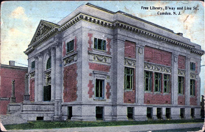 Carnegie Library, 616 Broadway, northeast corner of Broadway and Line Street