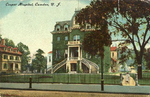 Cooper Hospital postcard