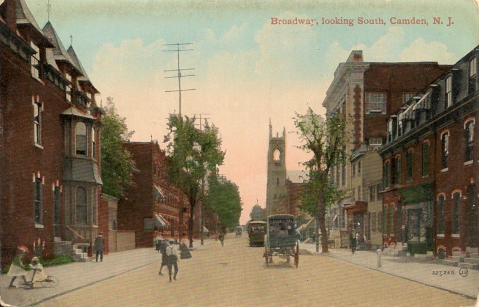 Broadway looking South from Benson Street