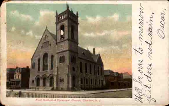 First Methodist Episcopal Church, 301 South 6th Street, postcard