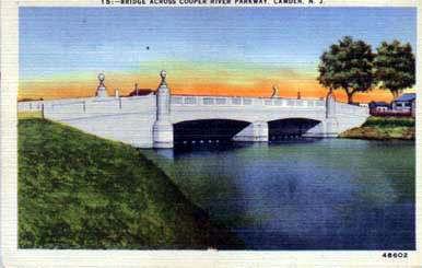Bridge Across Cooper River Parkway, Camden NJ