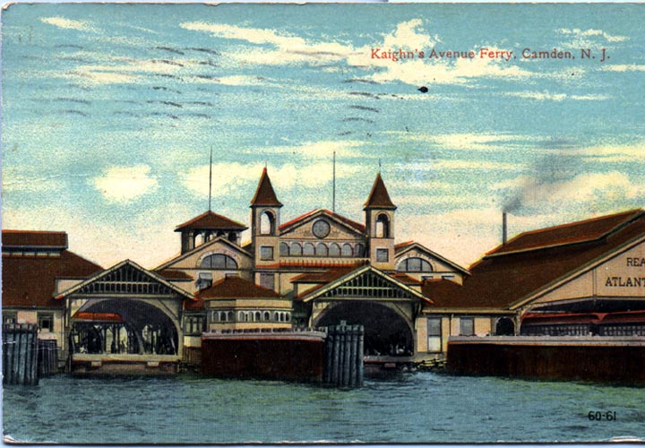 Kaighn Avenue Ferry, Reading Railroad, Camden NJ, 1913