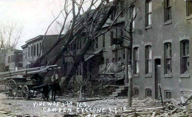 Vine Street West of 5th, North Side, after the tornado of April 2, 1912
