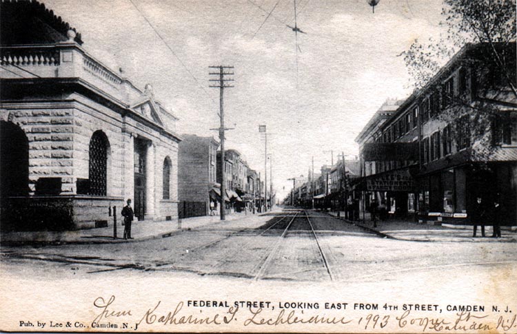 Federal Street, Looking East From Fourth Street
