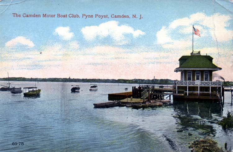The Camden Motor Boat club, Pyne Poynt, Camden, N.J.