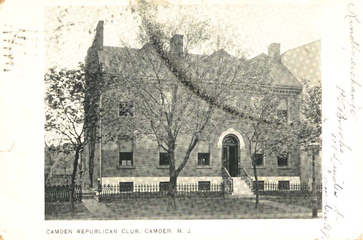 The Camden Republican Club at 312 Cooper Street, 1914