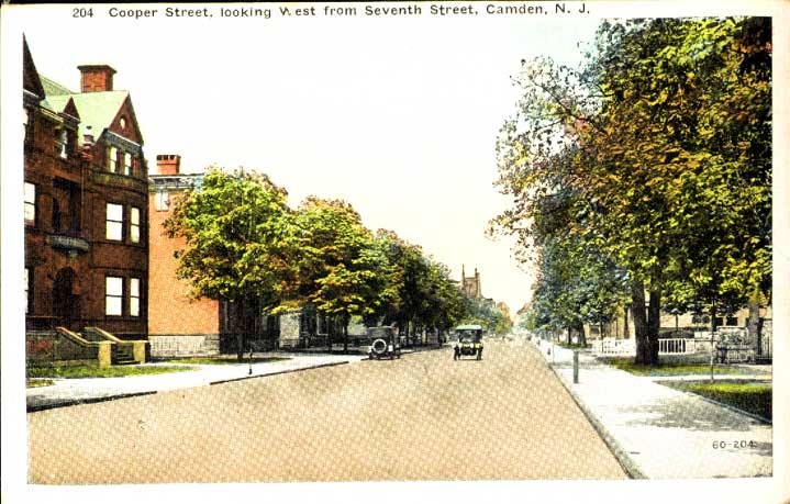 Cooper Street, looking west from 7th Street, circa 1915