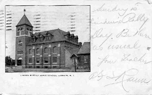 Linden Baptist Bible School, 1901