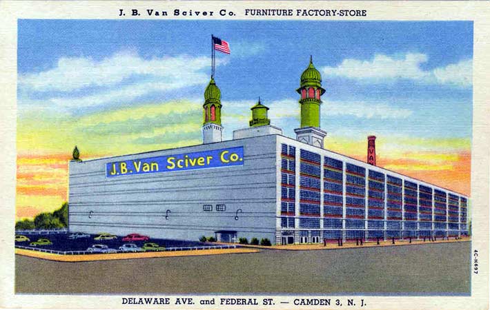 J. B. Van Sciver Furniture Factory and Showroom, around 1950