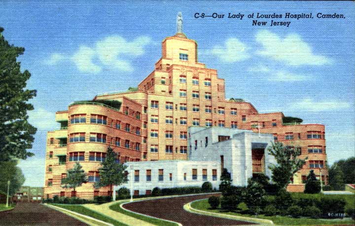 Our Lady of Lourdes Hospital, Camden NJ, 1950s