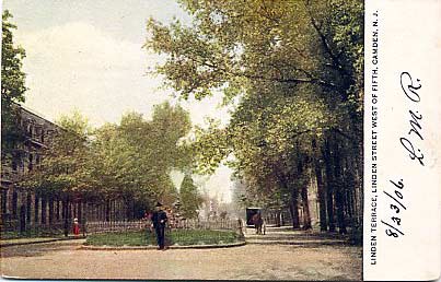 Linden Street, West of 5th Street, as it appeared in the 1890s