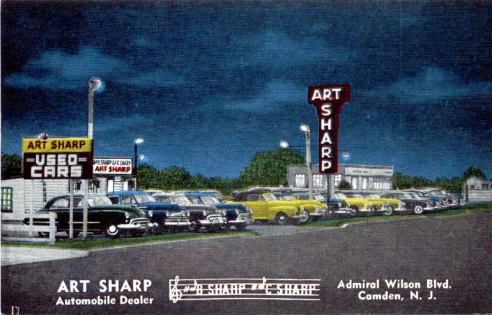 Art Sharp Used Cars, Admiral Wilson Boulevard, 1950