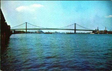Looking at the Bridge from South Philadelphia